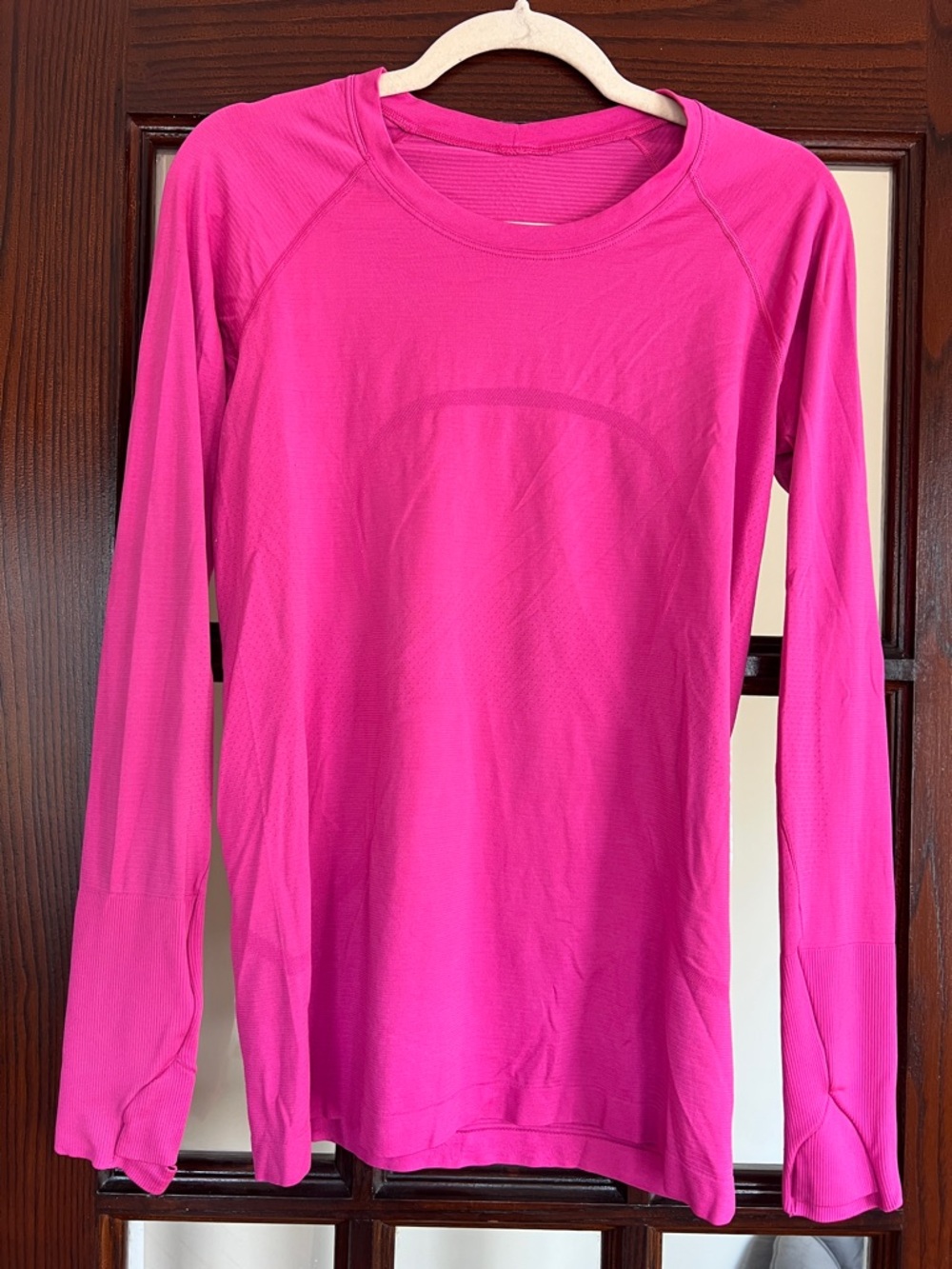 Lululemon Women’s Long Sleeve Active Tee - Hot Pink